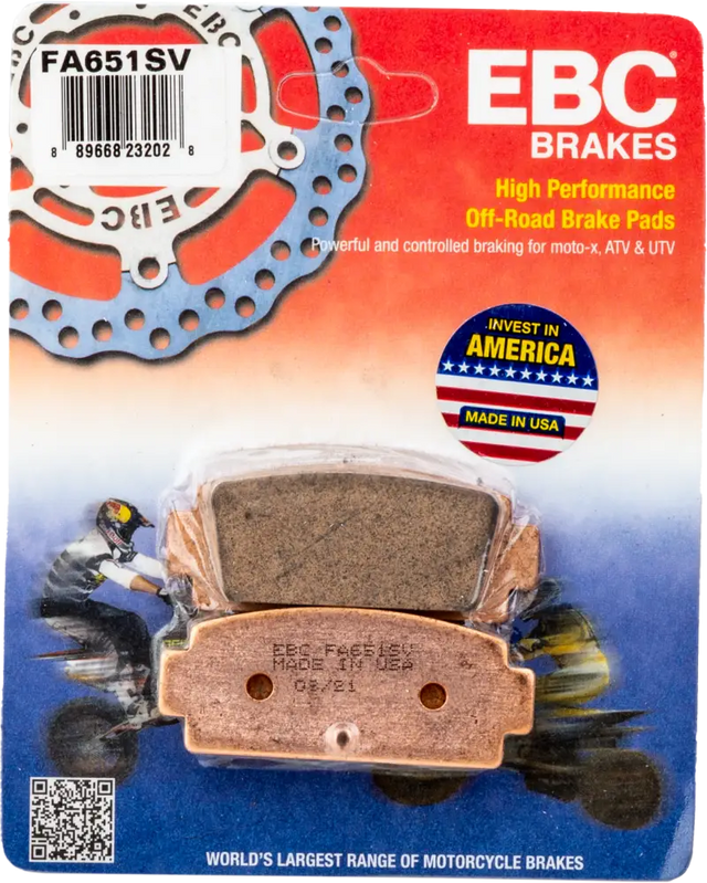 FA651SV Brake Pads Fa651sv Severe Duty Sv Series - Standard