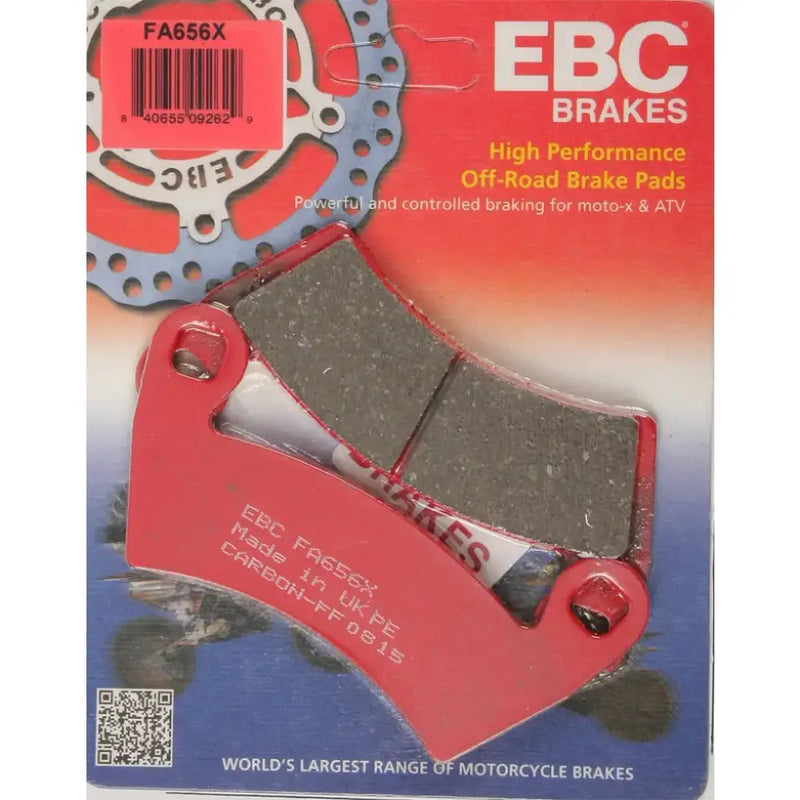 EBC Off-Road Brake Pads FA656X Carbon X Series for superior stopping power and durability