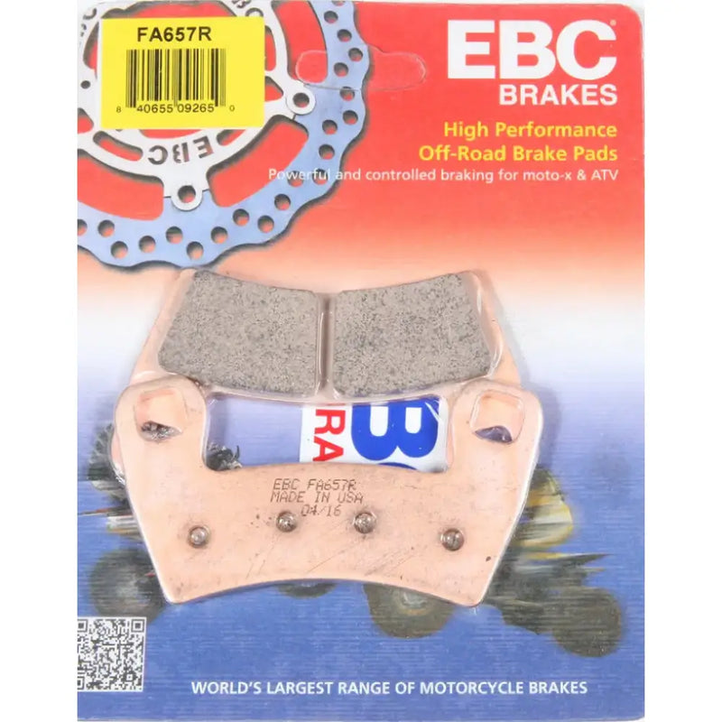 EBC off-road brake pads FA657R Sintered R Series for better stopping power