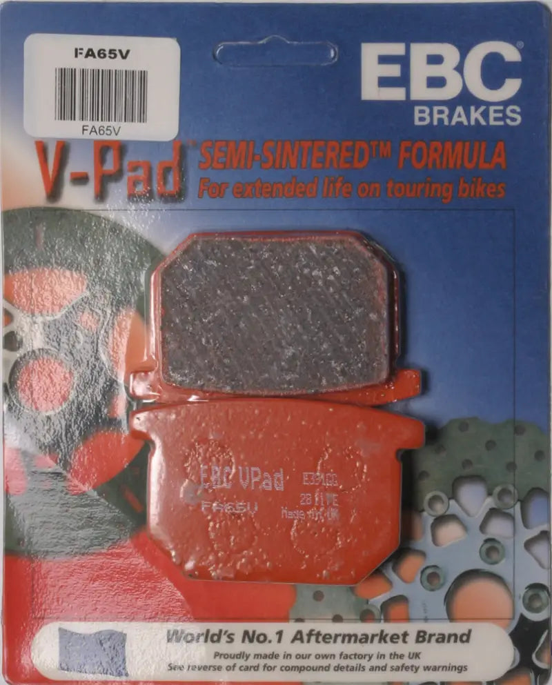 EBC V-Pad semi-sintered brake pads for touring bikes FA65V brake pads FA65V series
