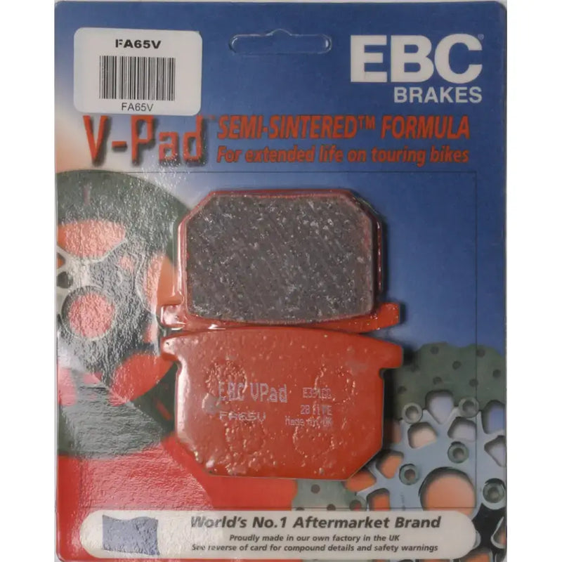 EBC V-Pad semi-sintered brake pads for touring bikes FA65V brake pads FA65V series