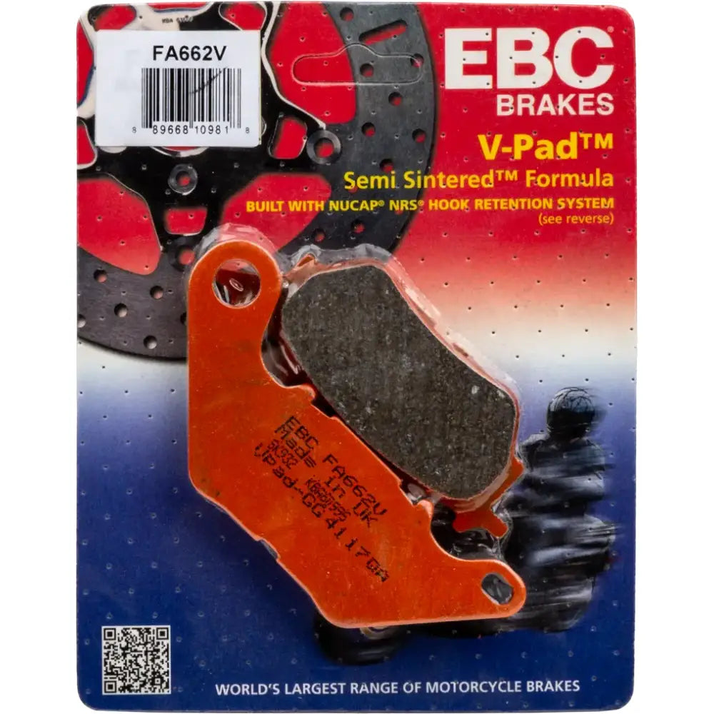 FA662V Brake Pads Fa662v Semi Sintered V Series - Ebc V-Series