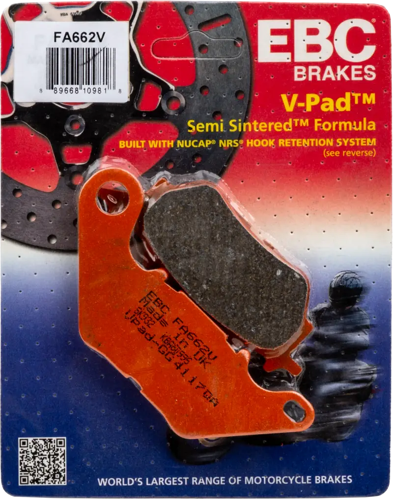 FA662V Brake Pads Fa662v Semi Sintered V Series - Ebc V-Series