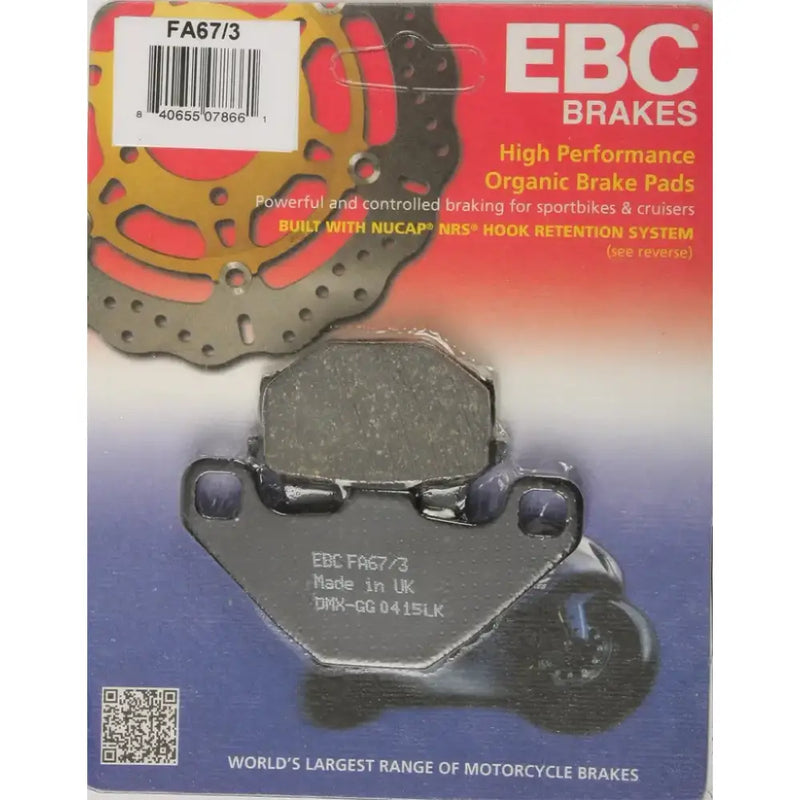 FA67/3 Brake Pads Fa67/3 Organic - Standard