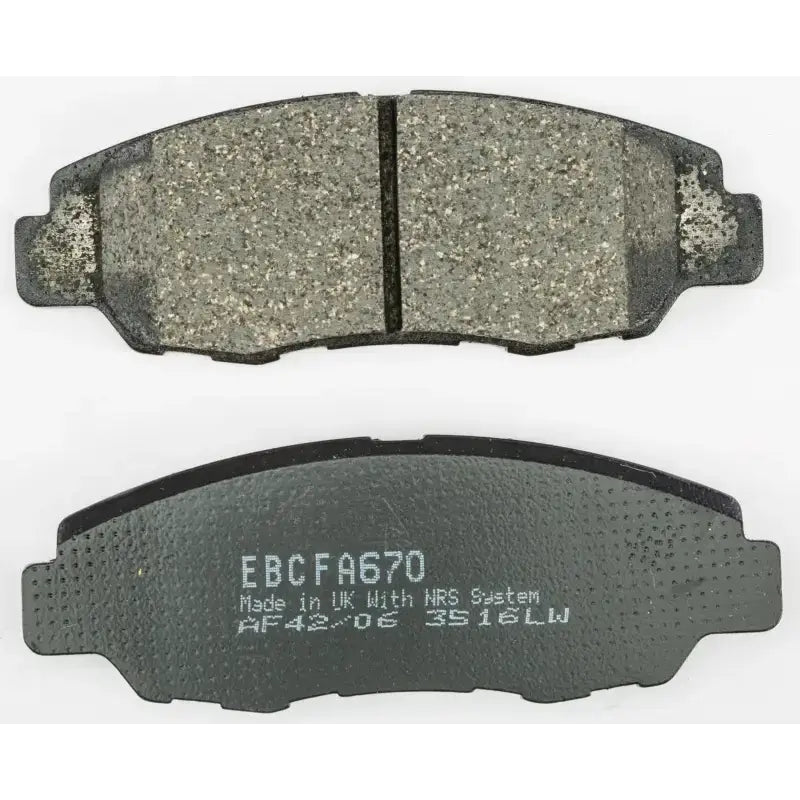FA670 Brake Pads Fa670 Organic - Standard