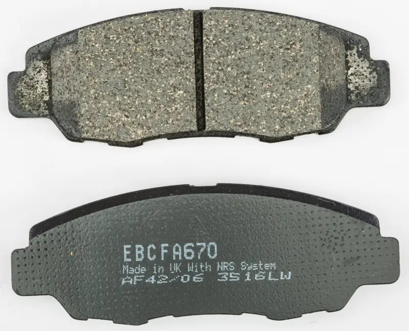 FA670 Brake Pads Fa670 Organic - Standard
