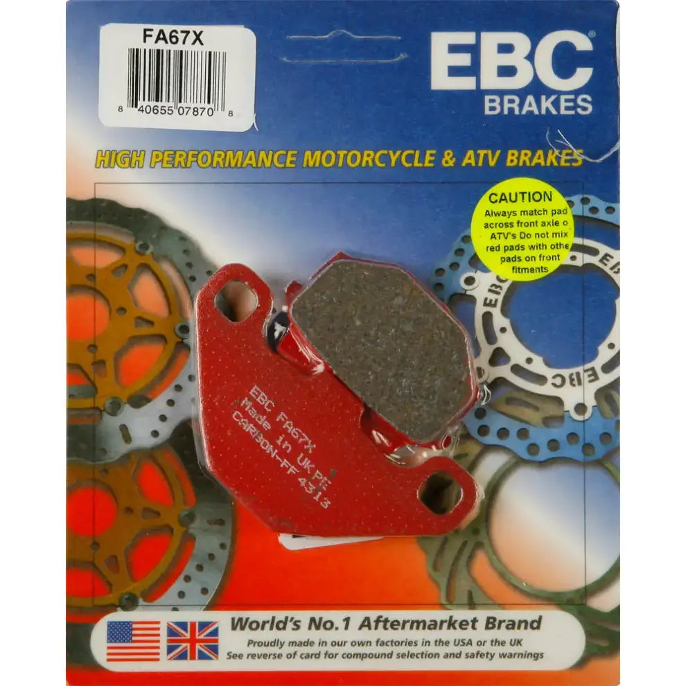 FA67X Brake Pads Fa67x Carbon X Series - Standard