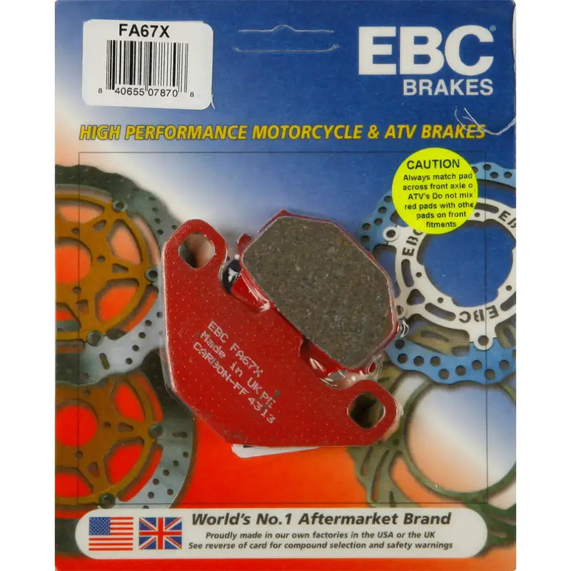 FA67X Brake Pads Fa67x Carbon X Series - Standard