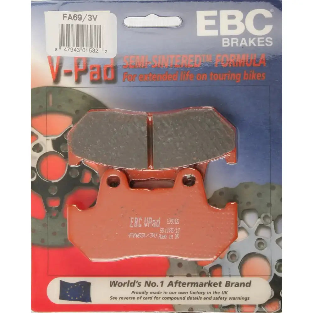 FA69/3V Brake Pads Fa69/3v Semi Sintered V Series - Semi-Sintered