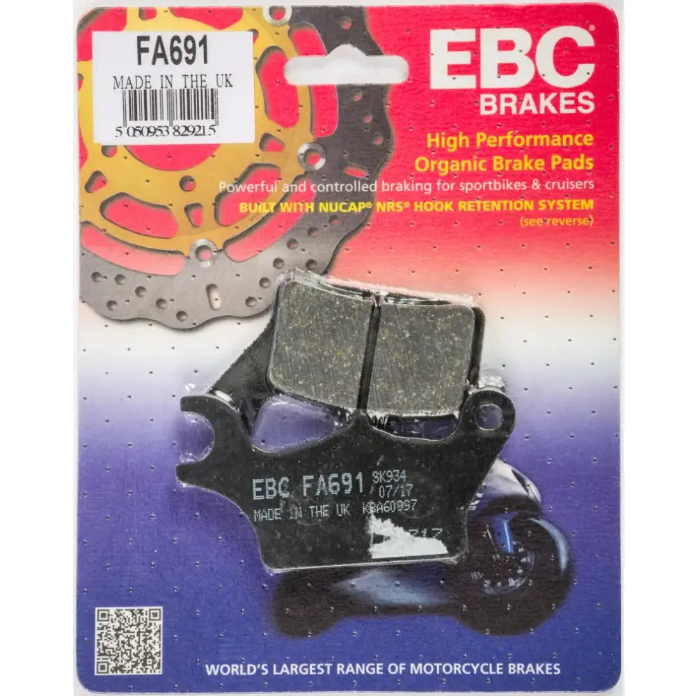 FA691 Brake Pads Fa691 Organic - Standard