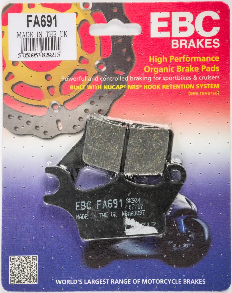 FA691 Brake Pads Fa691 Organic - Standard
