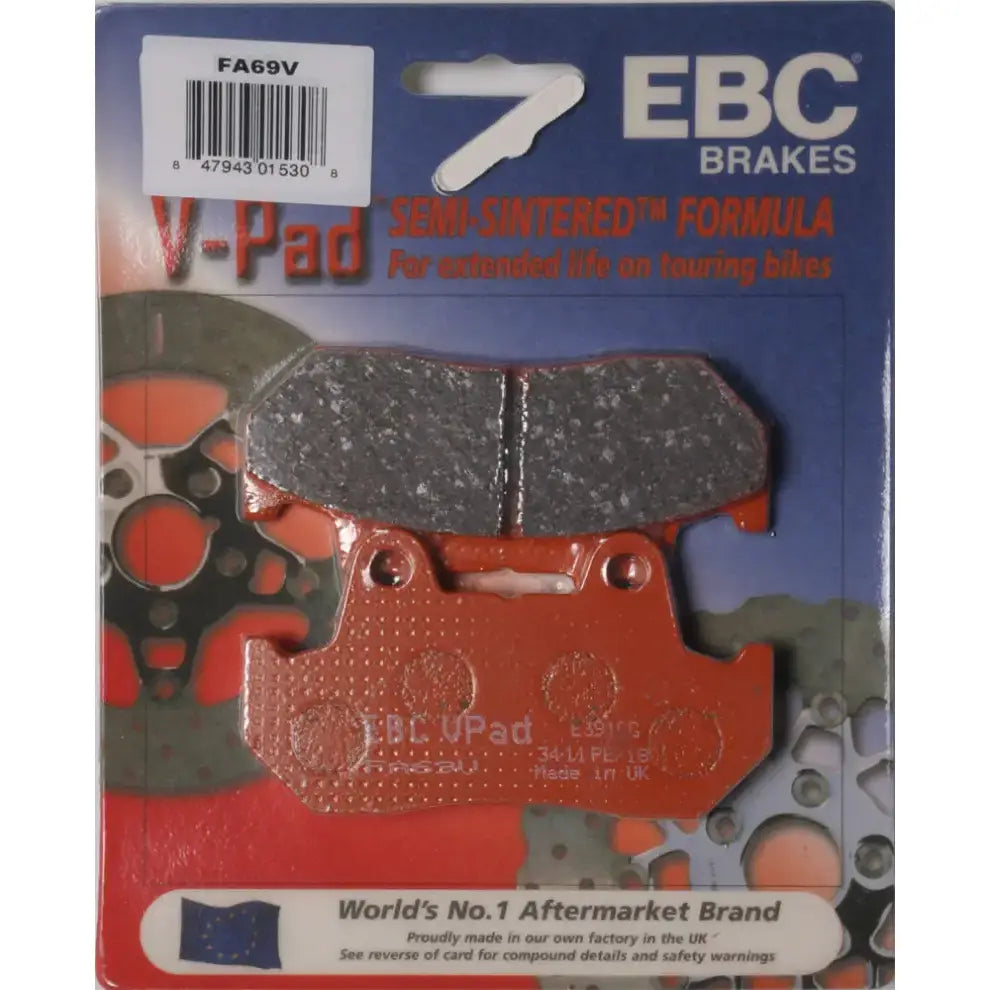 FA69V Brake Pads Fa69v Semi Sintered V Series - Semi-Sintered