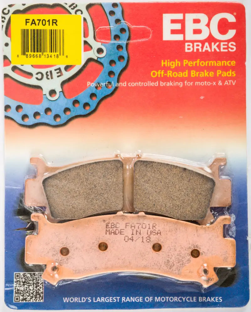 FA701R Brake Pads Fa701r Sintered R Series - Standard