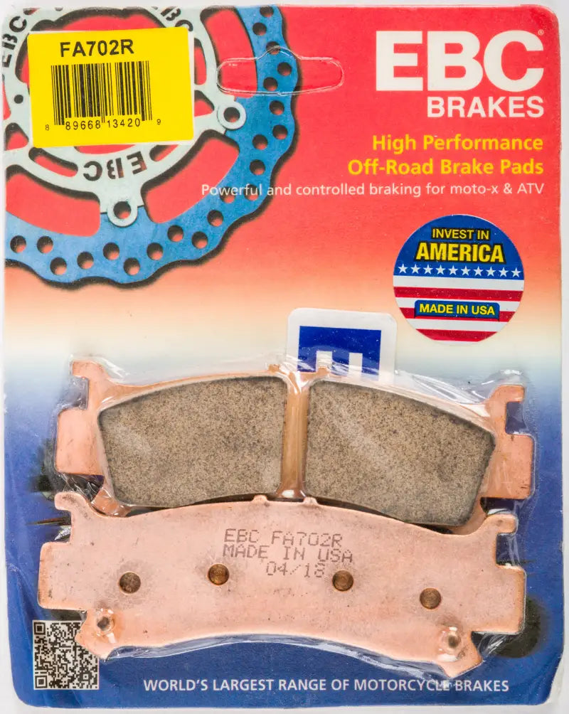 FA702R Brake Pads Fa702r Sintered R Series - Standard