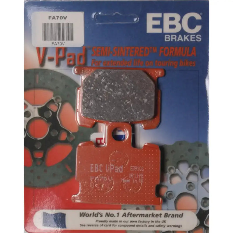 EBC V-Pad semi-sintered brake pads for touring bikes FA70V brake pads FA70V series
