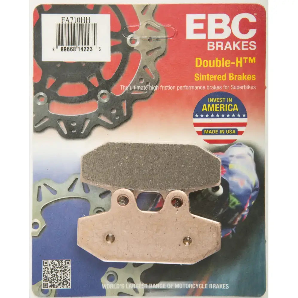 FA710HH Brake Pads, high-performance sintered motorcycle brake pads for better stopping power