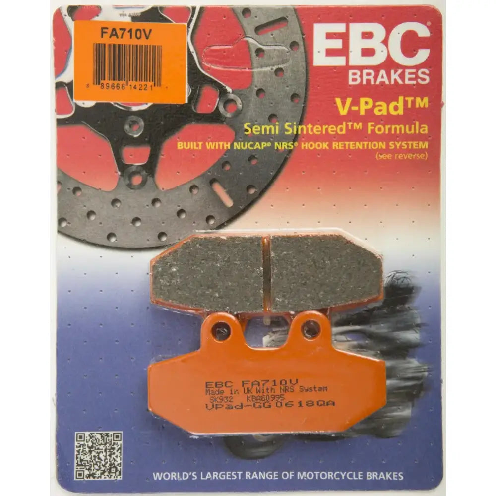 EBC FA710V Brake Pads Rear V Pads `18 Up Softails
