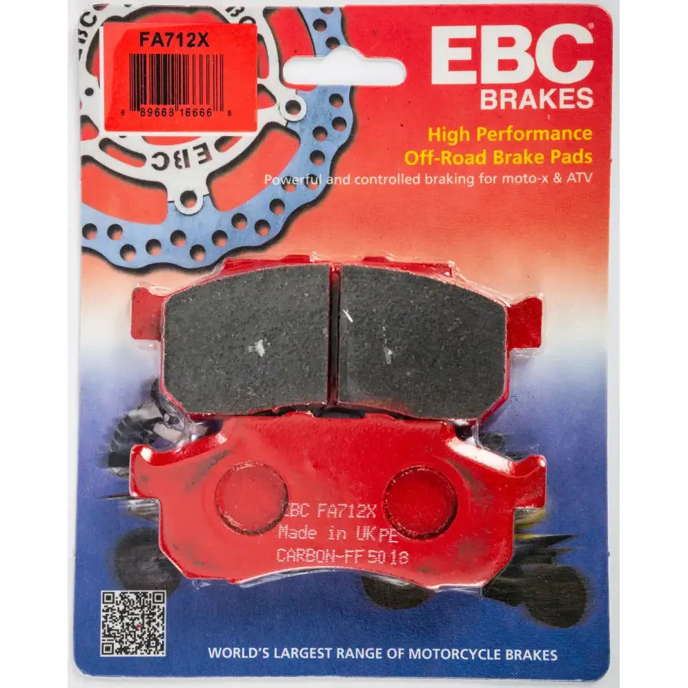 EBC FA712X Brake Pads from the Carbon X Series for off-road performance