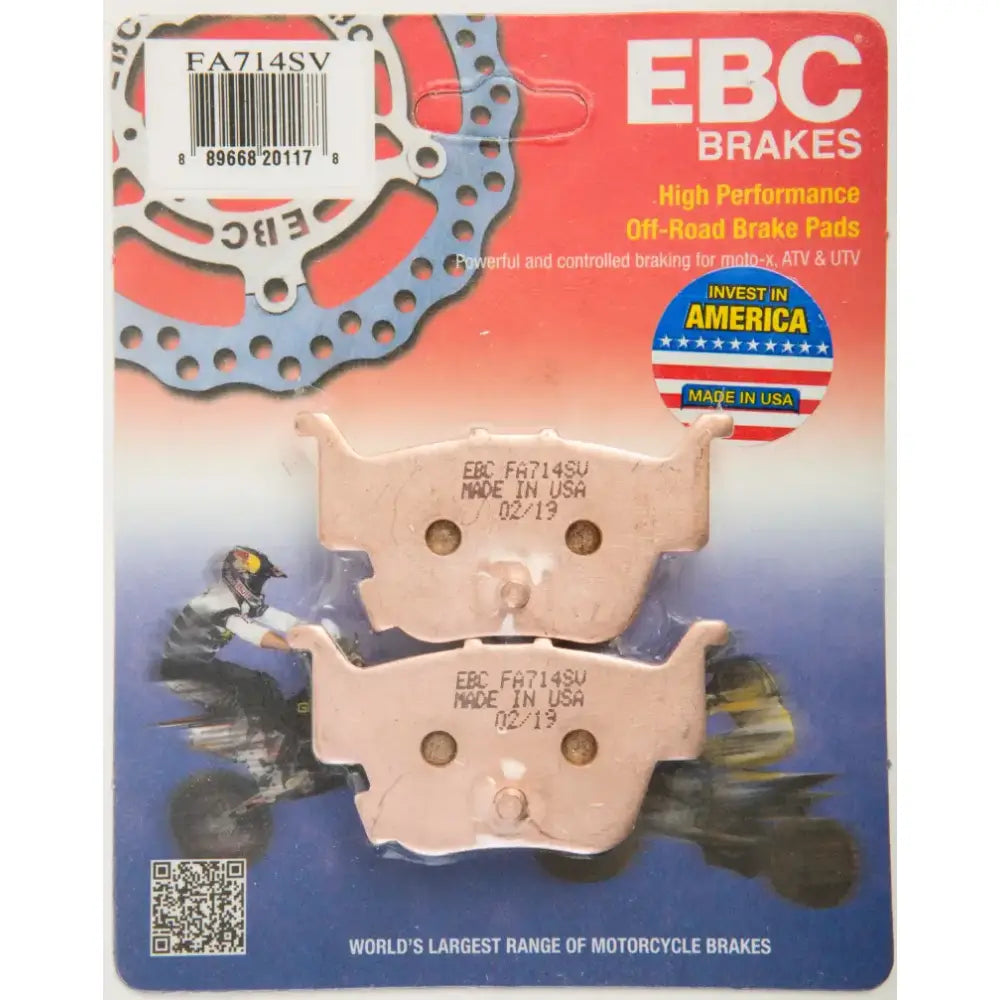 FA714SV Brake Pads Fa714sv Severe Duty Sv Series - Standard