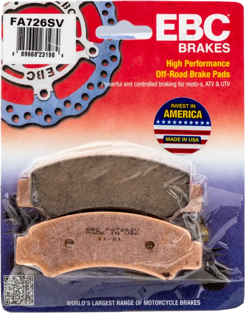 FA726SV Brake Pads Fa726sv Severe Duty Sv Series - Standard