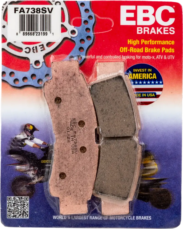 FA738SV Brake Pads Fa738sv Severe Duty Sv Series - Standard