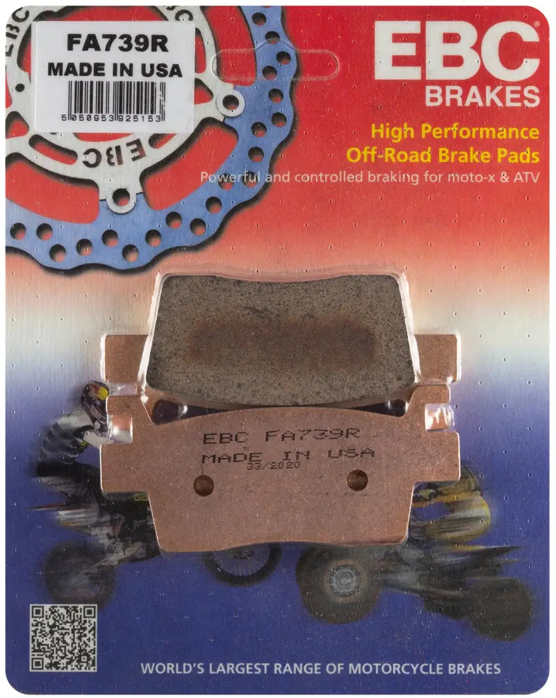 FA739R Brake Pads Fa739r Sintered R Series - Standard