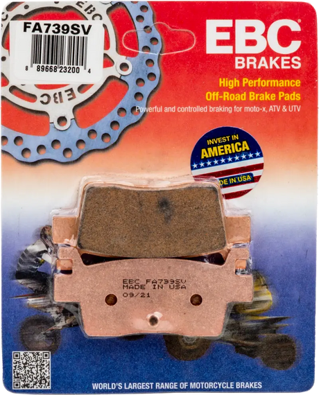 FA739SV Brake Pads Fa739sv Severe Duty Sv Series - Standard