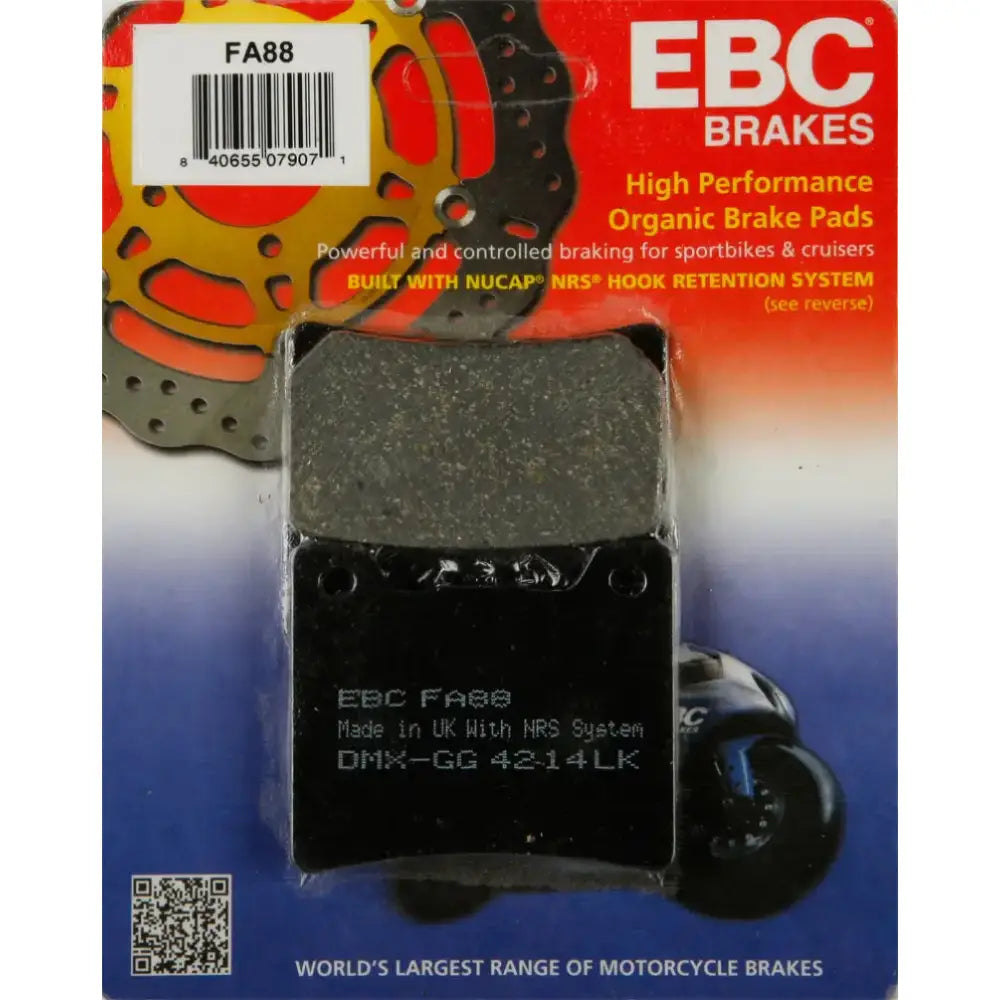 FA88 Brake Pads Fa88 Organic - Standard