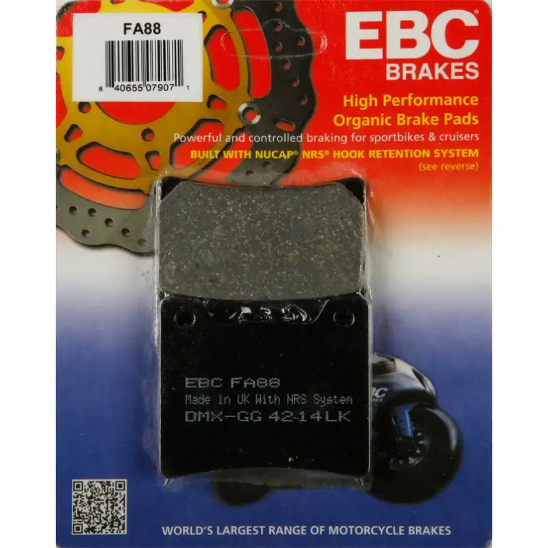 FA88 Brake Pads Fa88 Organic - Standard