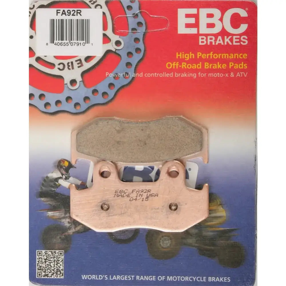 EBC FA92R Sintered R Series off-road brake pads for superior stopping power