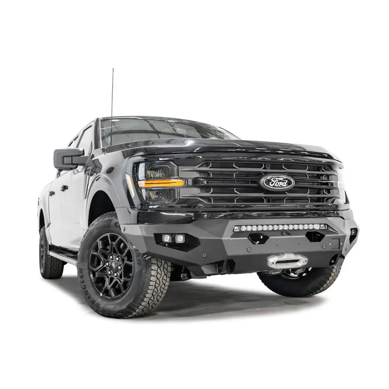 FAB Fours Slim High And Tight Design Bumper FF24-X6551-1 - 2024 Ford F150 Matrix Front