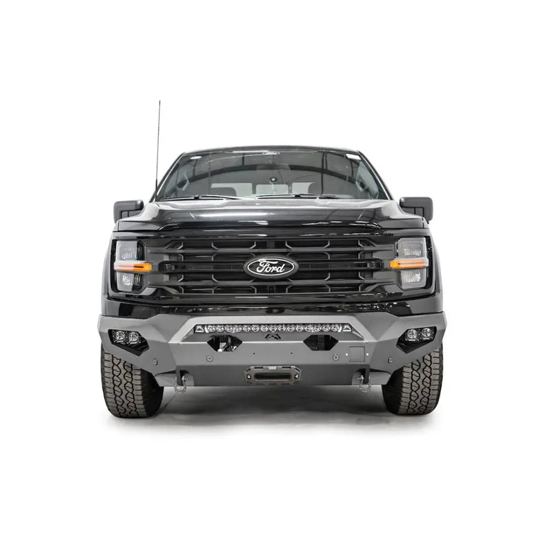 FAB Fours Slim High And Tight Design Bumper FF24-X6551-1 - 2024 Ford F150 Matrix Front
