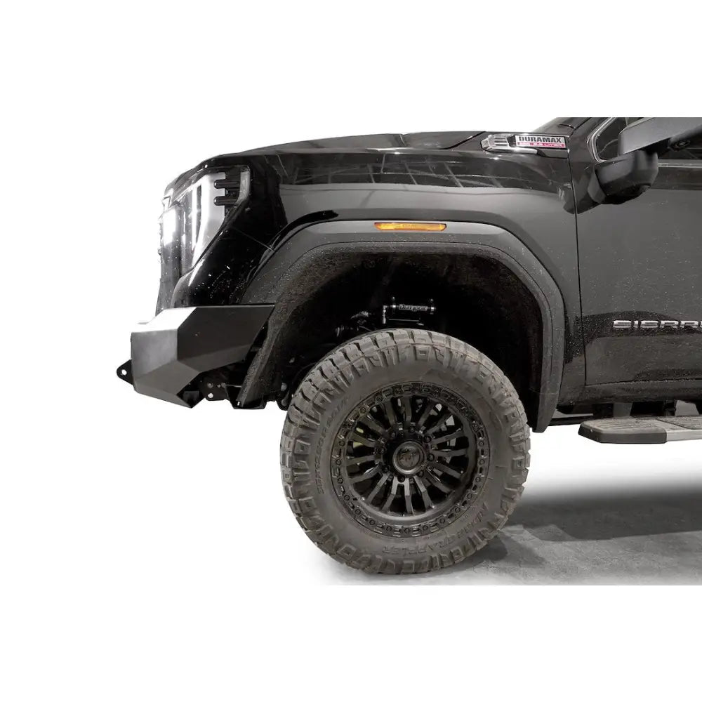 FAB Fours Winch Base Front Bumper GM24-A6251-1 - 2024 Gmc HD Premum Sensor Bum