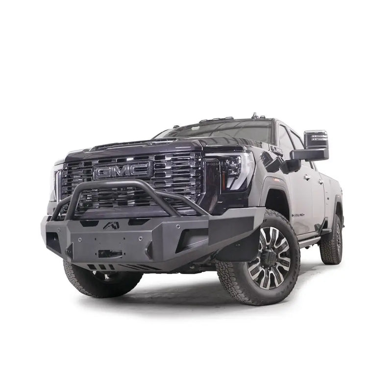 FAB Fours Winch Pre-Runner Front Bumper GM24-A6252-1 - 2024 Gmc HD Premium Sensor BU