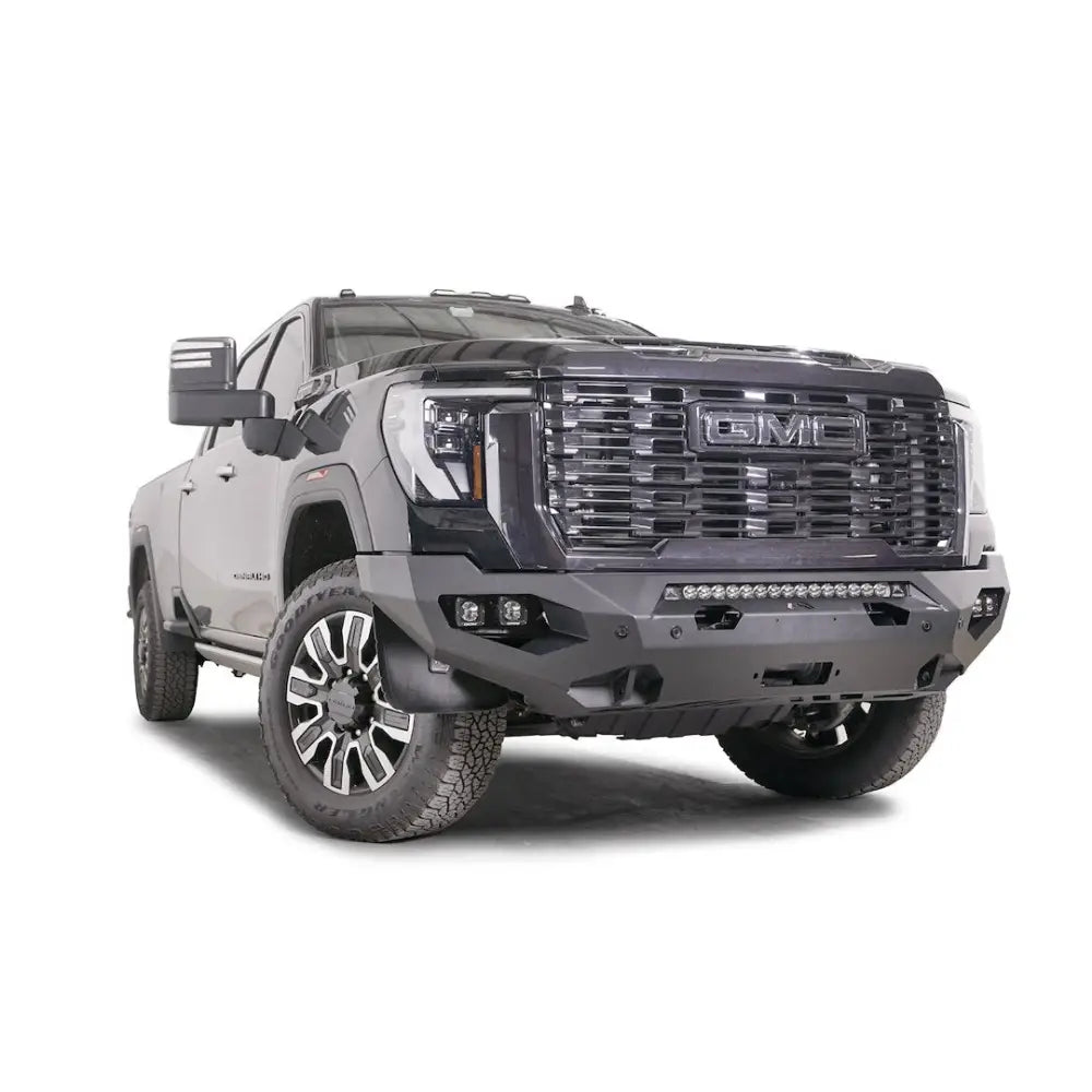 FAB Fours Aggressive Design Bumper GM24-X6251-B - Gmc 2500-3500 HD Matrix Front Bumpe