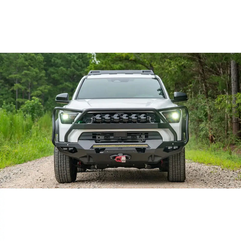 FAB Fours Two Integrated D-Ring Mounts Bumper T425-X6850-1 - Toyota 4Runner Matrix Front Sensor