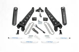 Ford F350 6in radius arm suspension lift kit with performance shocks for off-road upgrades