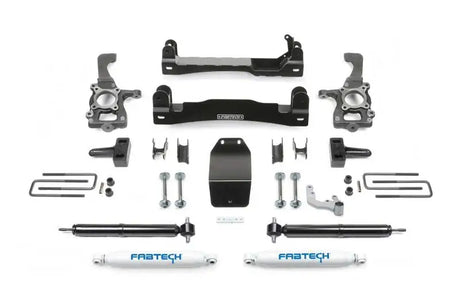 Automotive suspension lift kit components for Ford F150 4WD 4in Basic System