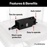 FACC10ESSA-BL Furrion Llc Furrion Chill HE Single-Zone RV Air Conditioner Features & Benefits: Two fan speeds, Auto restart, Short-cycle protection, Easy to operate. Inside RV, RV Parts Shop, Exterior Parts & Accessories, AVADA - Best Sellers, Marine Maintenance.