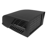 Sleek black Furrion Chill HE AC 15,000 BTU unit for RV, automotive, powersports, off-road, marine use; enhances cooling in medium to large areas; modern design for interior and exterior use, Inside RV, RV Parts Shop, Exterior Parts & Accessories, RV Appliances, RV Air Conditioner, RV Refer, AVADA - Best Sellers, Marine Maintenance