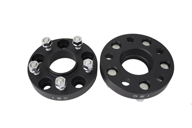 ISC Suspension WSNS25B ISC Suspension Nissan 5x114.3 Hub Centric (66 Hub Bore) Wheel Spacers 25mm Black (Pair) - WSNS25B