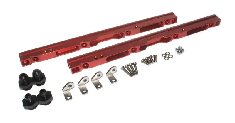 FAST Billet Fuel Rail Kit for LSXR, larger fuel volume, better distribution, show car quality, suitable for LS1/LS6 engines, include billet fuel rails, mounting brackets, truck accessories, Truck & Automotive, AVADA - Best Sellers