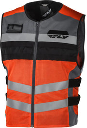 #6179 478-6002~3 FLY RACING Fast Pass Vest Neon Orange Sm/Md