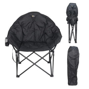 Faulkner 49570H Camping Chair - Black
