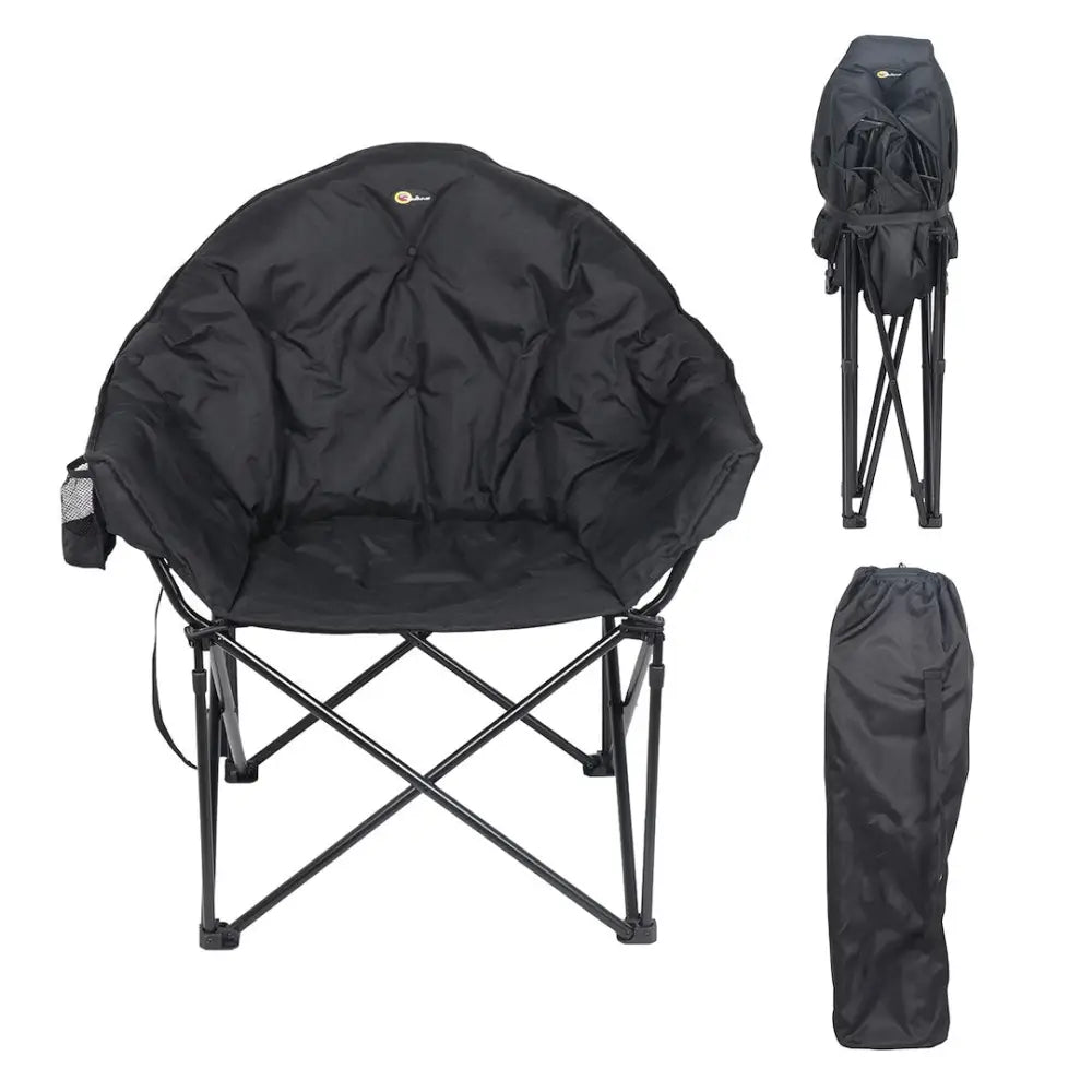 Faulkner 49570H Camping Chair - Black