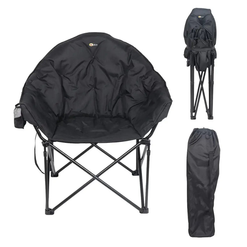 Faulkner 49570H Camping Chair - Black