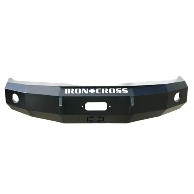 FB-1400 Ironcross Ford Bronco front bumper with black iron cross design