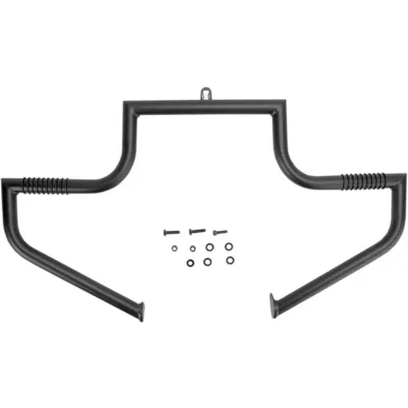 Black motorcycle engine guard FB102-1/09 for FLH Touring with hardware included