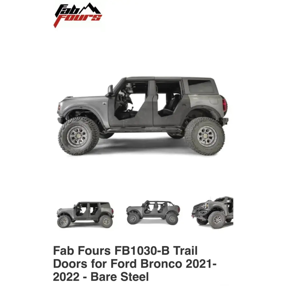 FB1030-1 Fab Fours Trail Doors - Door