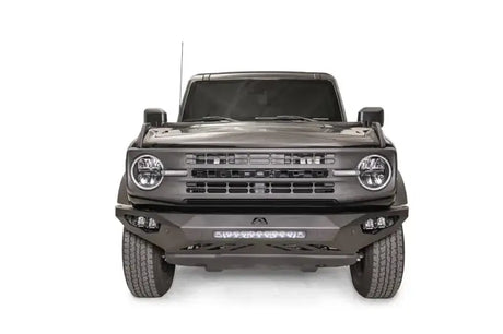 FB21-D5251-1 Fab Fours Vengeance Front Bumper on off-road vehicle for unparalleled protection and rugged look.